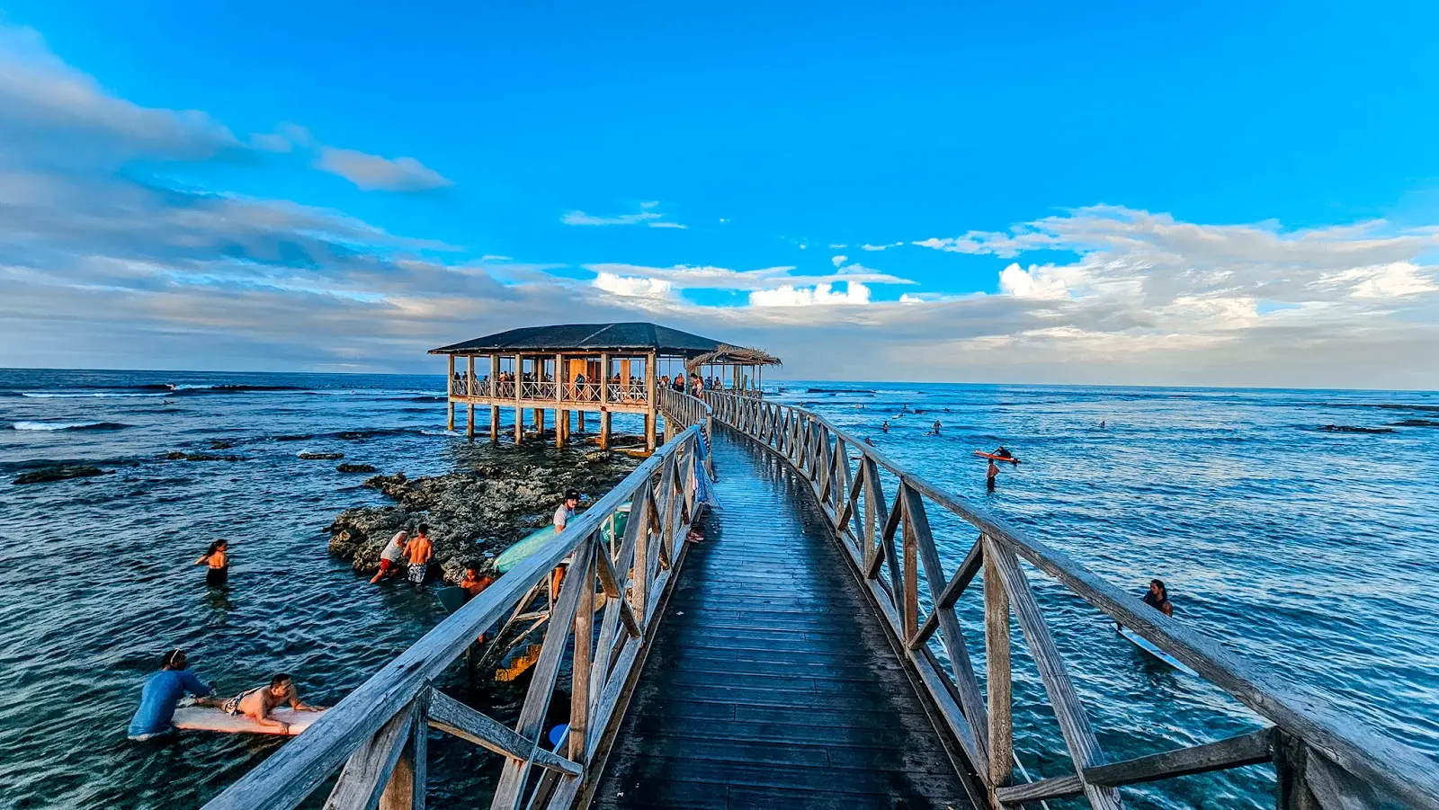 Cloud 9 boardwalk in General Luna
