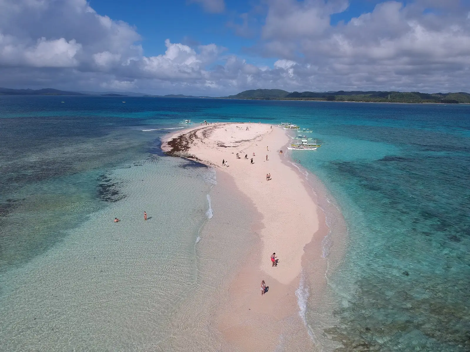 Naked Island sandbar with 360-degree ocean views